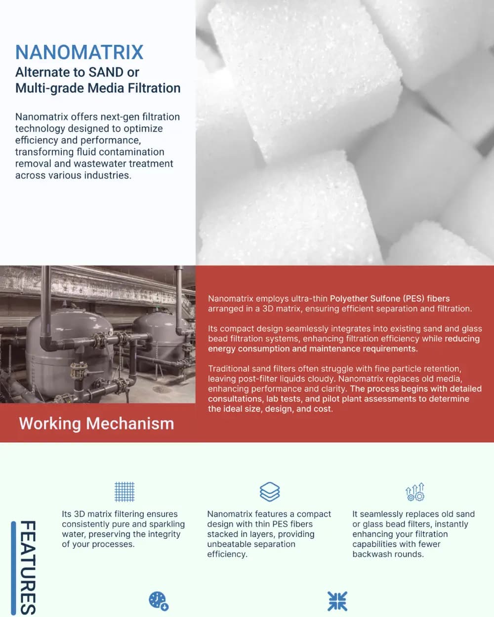 Nanomatrix: Filtration Efficiency Redefined