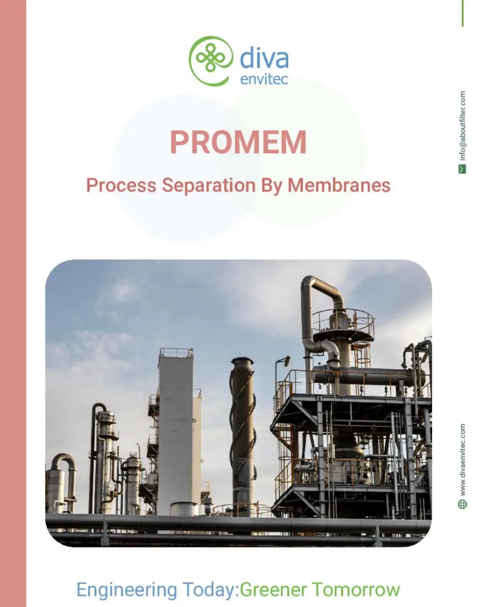 PROMEM: Process separation by membranes